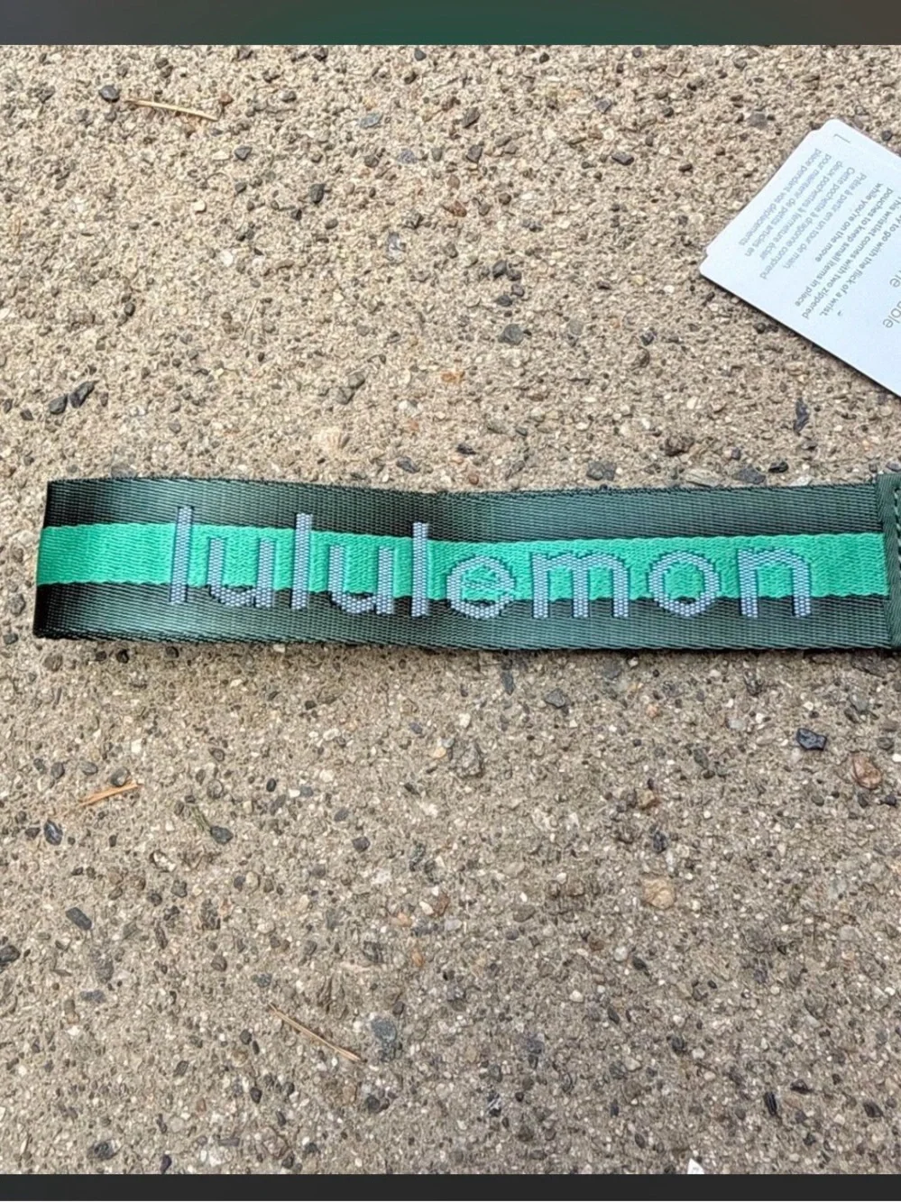 lululemon athletica Teal & Aqua Wristlet Keychain Dual Pouch Set